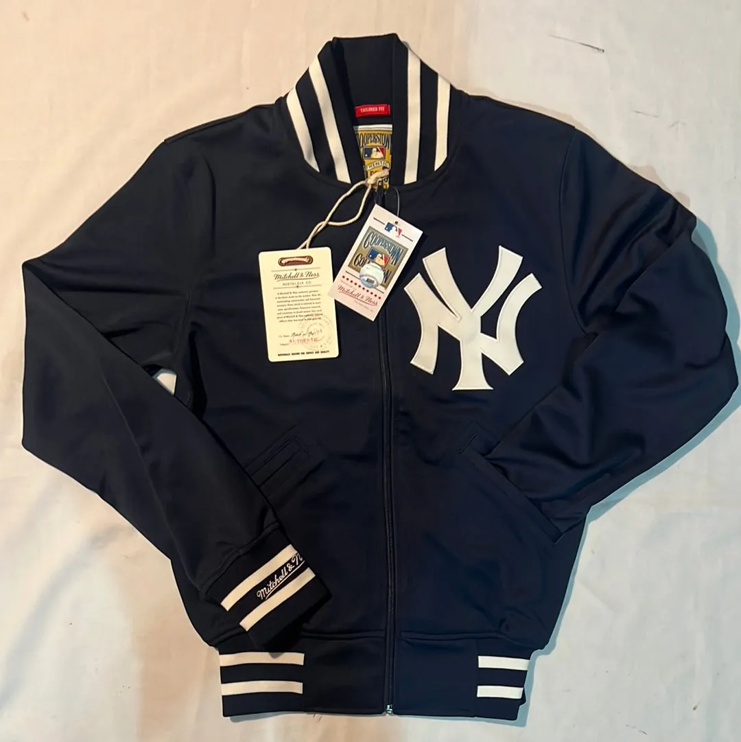 New York Yankees MLB Mitchell & Ness Cooperstown Collection BP Unisex Zip-Up Jacket