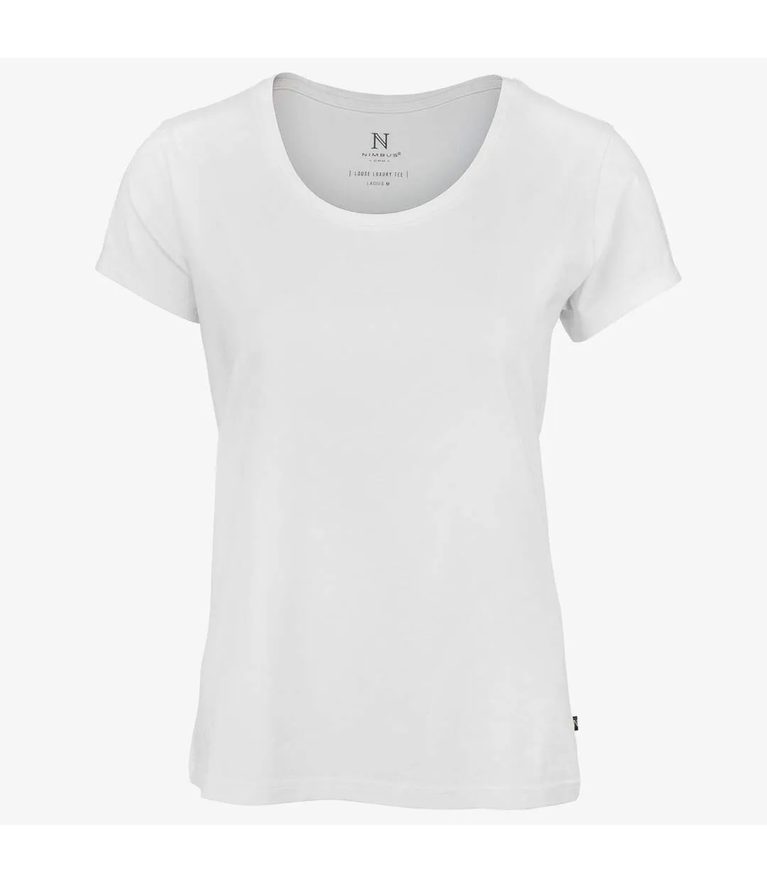 Nimbus Womens/Ladies Montauk Essential Short Sleeve T-Shirt (White) - UTRW5656