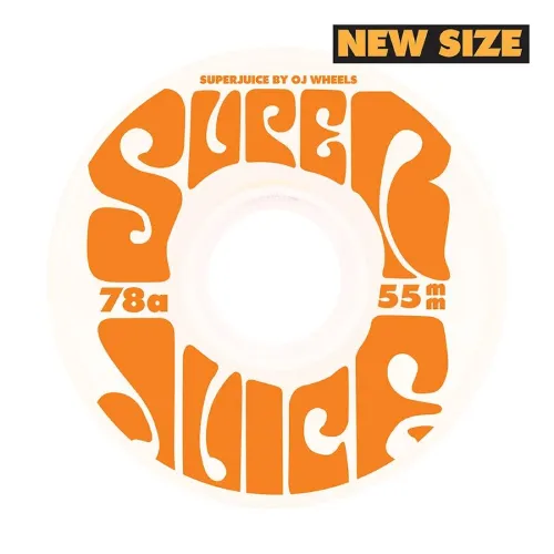 OJ Mini Super Juice White Wheels 55mm X 78A