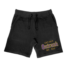 Outrank Get Out My Way Embroidered Shorts