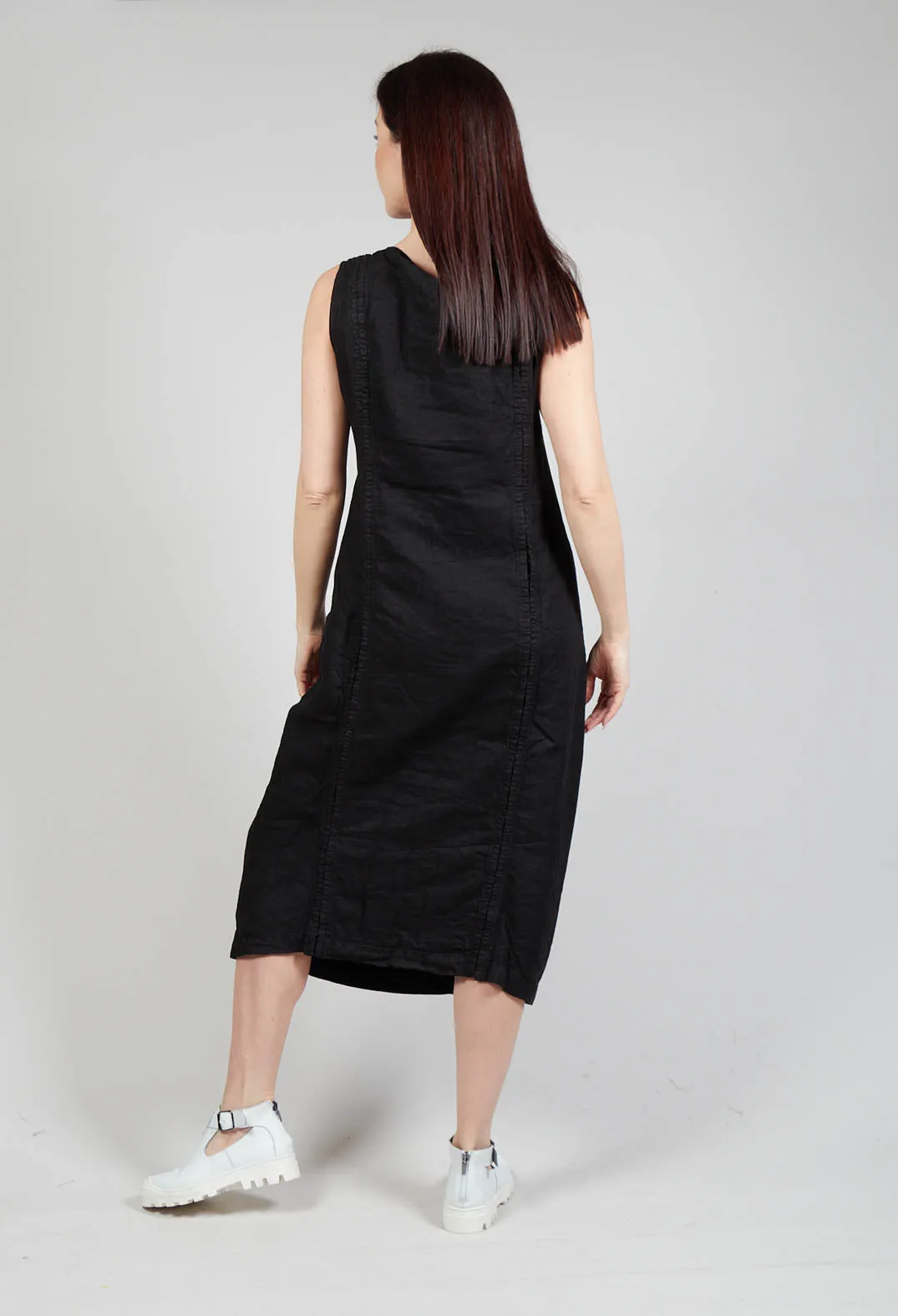 Pinned Dress in Black