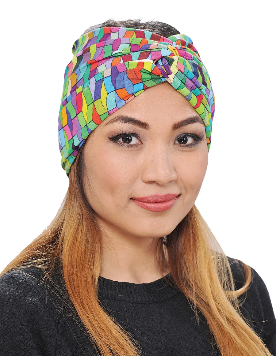 Printed Viscose Spandex Headband