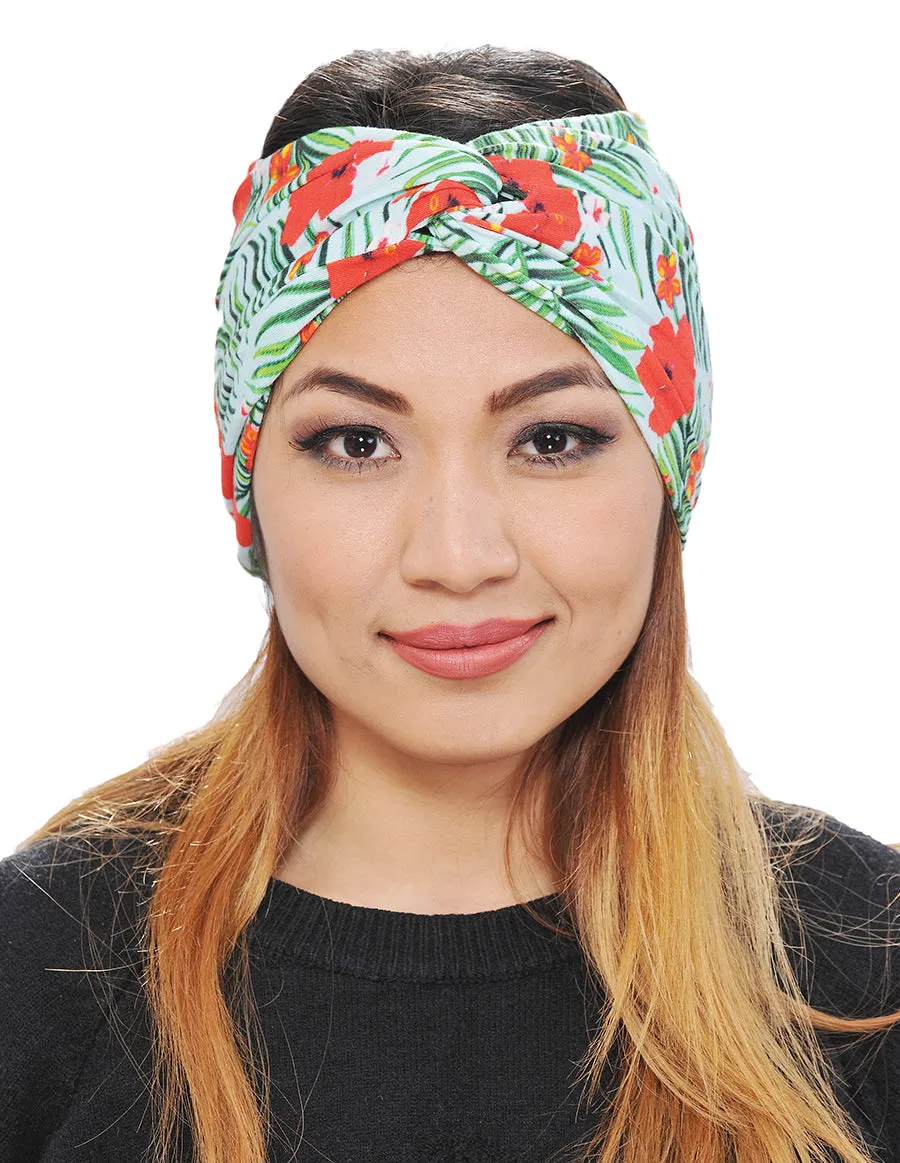 Printed Viscose Spandex Headband