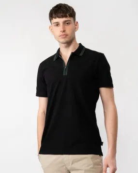 PS Mens Regular Fit Short Sleeve Zip Polo