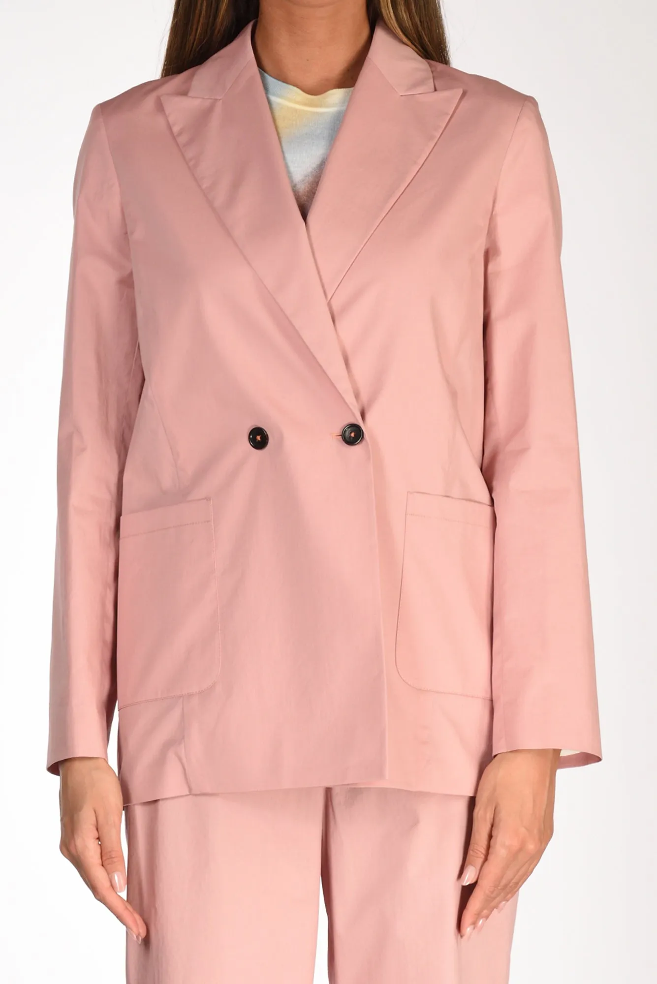 P.s. Paul Smith Blazer Doppiopetto Rosa Donna