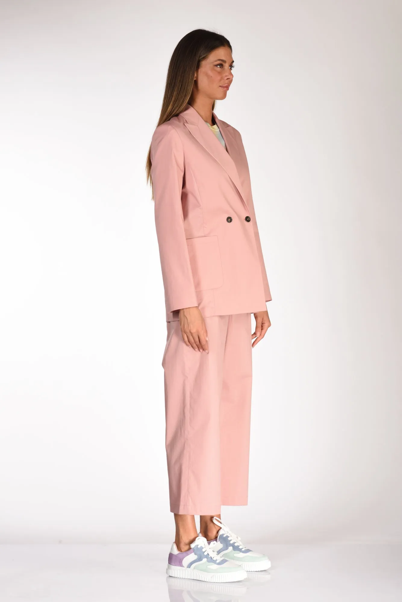 P.s. Paul Smith Blazer Doppiopetto Rosa Donna