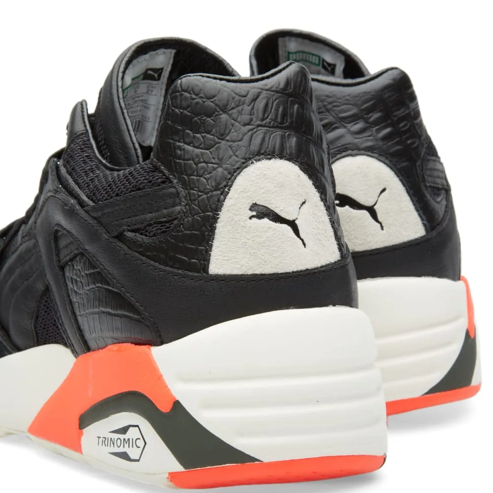 Puma Blaze 'Croc Hunter'Black, White & Coral