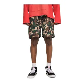 Purple Brand Mens All Round Water Print Shorts P504-PCCO323 Camo