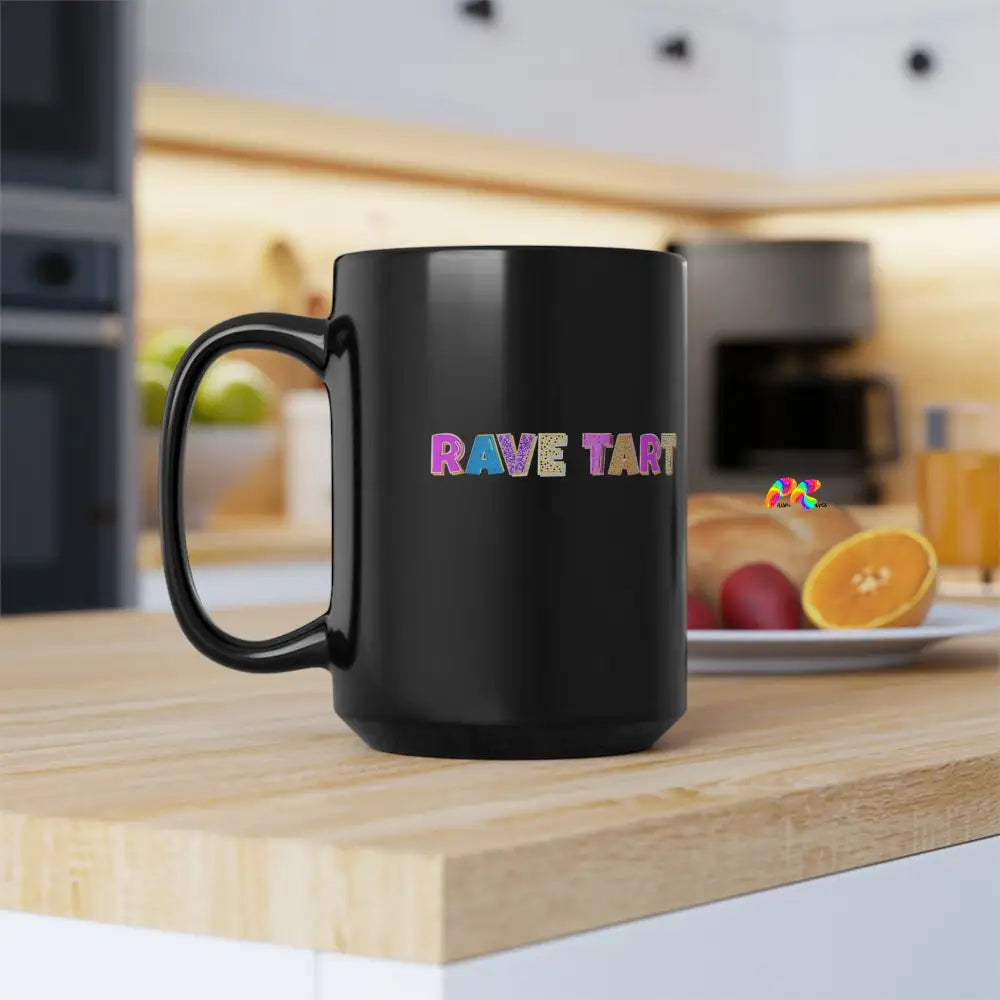 Rave Tart Black Mug, 15oz