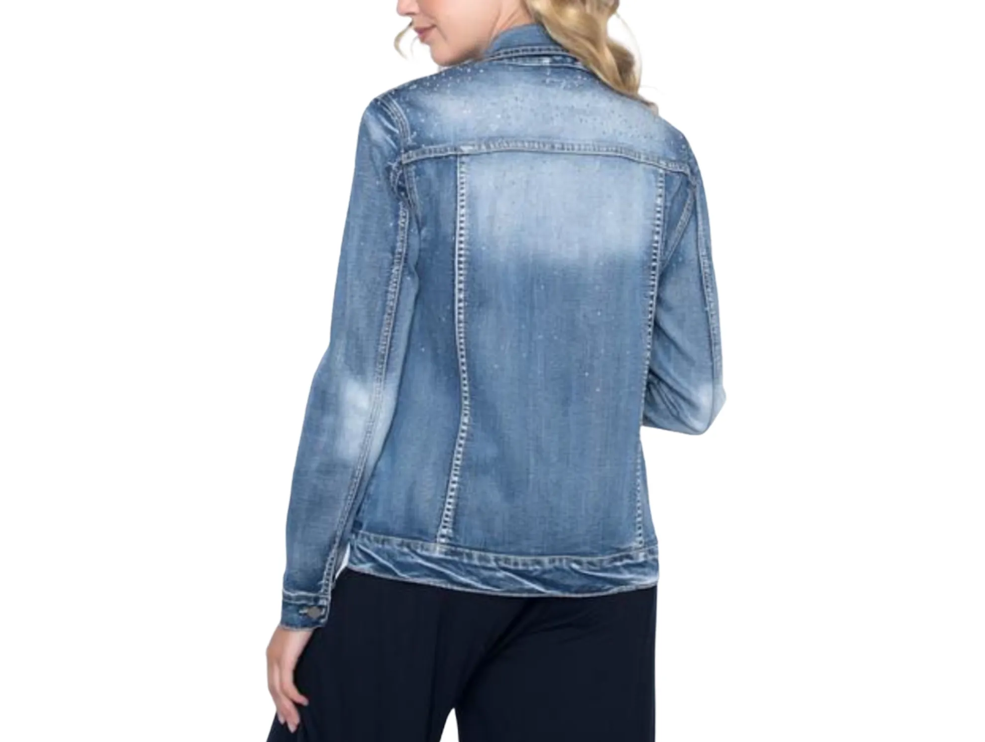 Rhinestone Denim Jacket