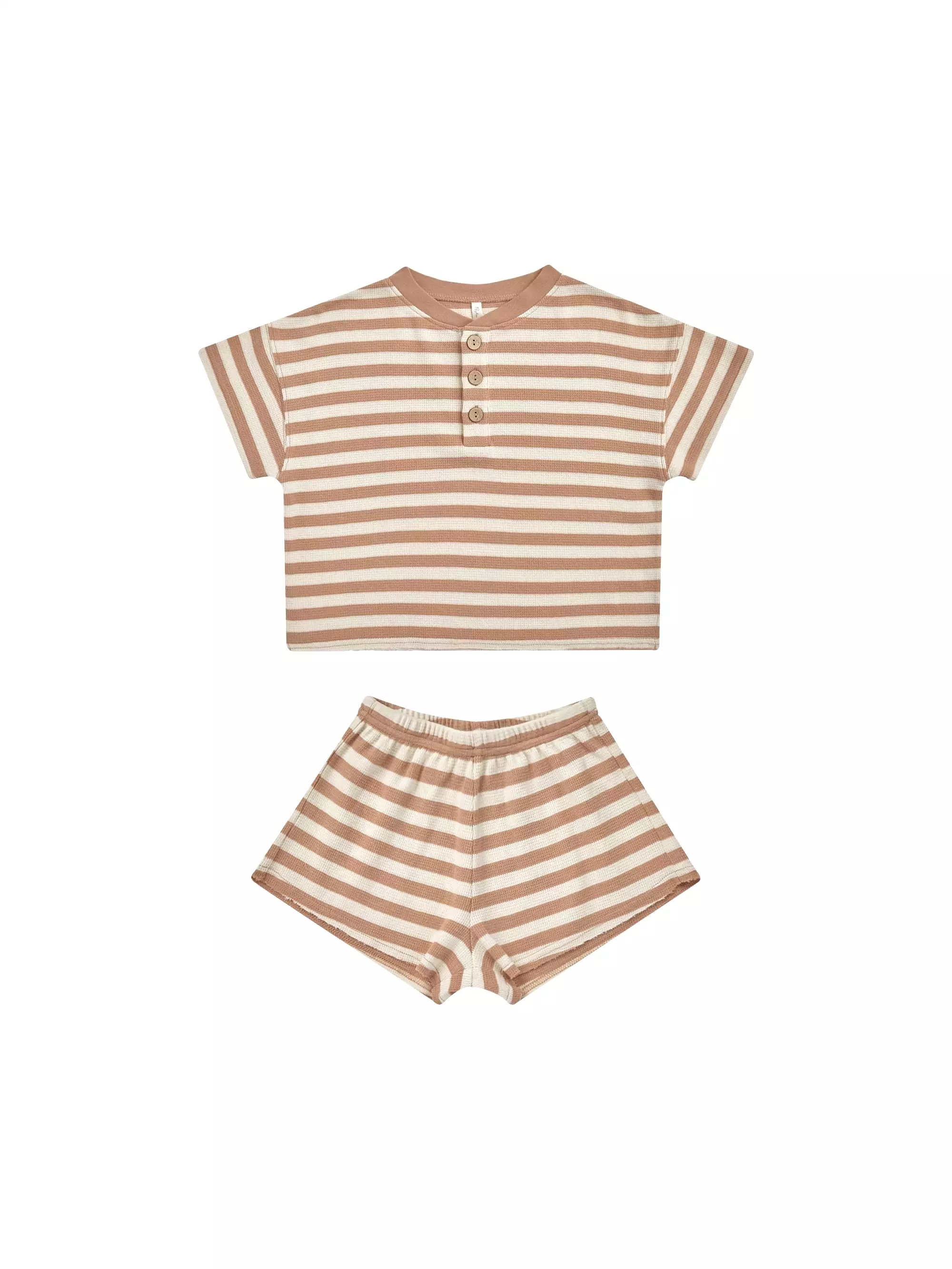 Rylee & Cru - Clay Stripe Summer Waffle Set