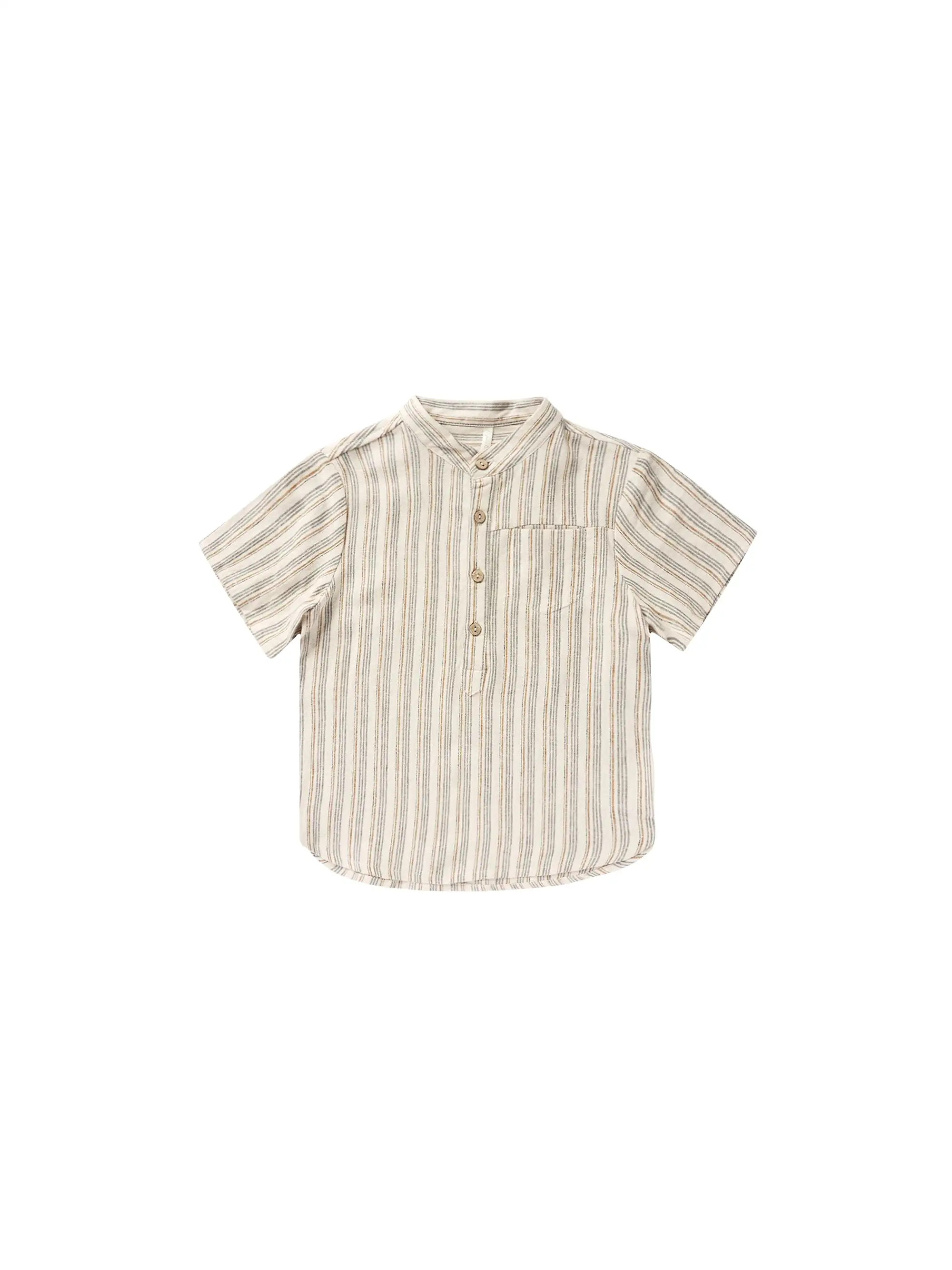 Rylee & Cru - Nautical Stripe Short Sleeve Mason Shirt