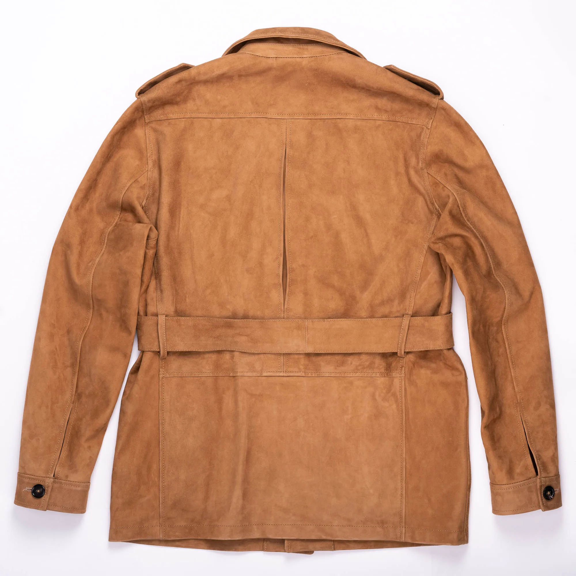 Safari Camel Suede Jacket - Shangri-la Heritage