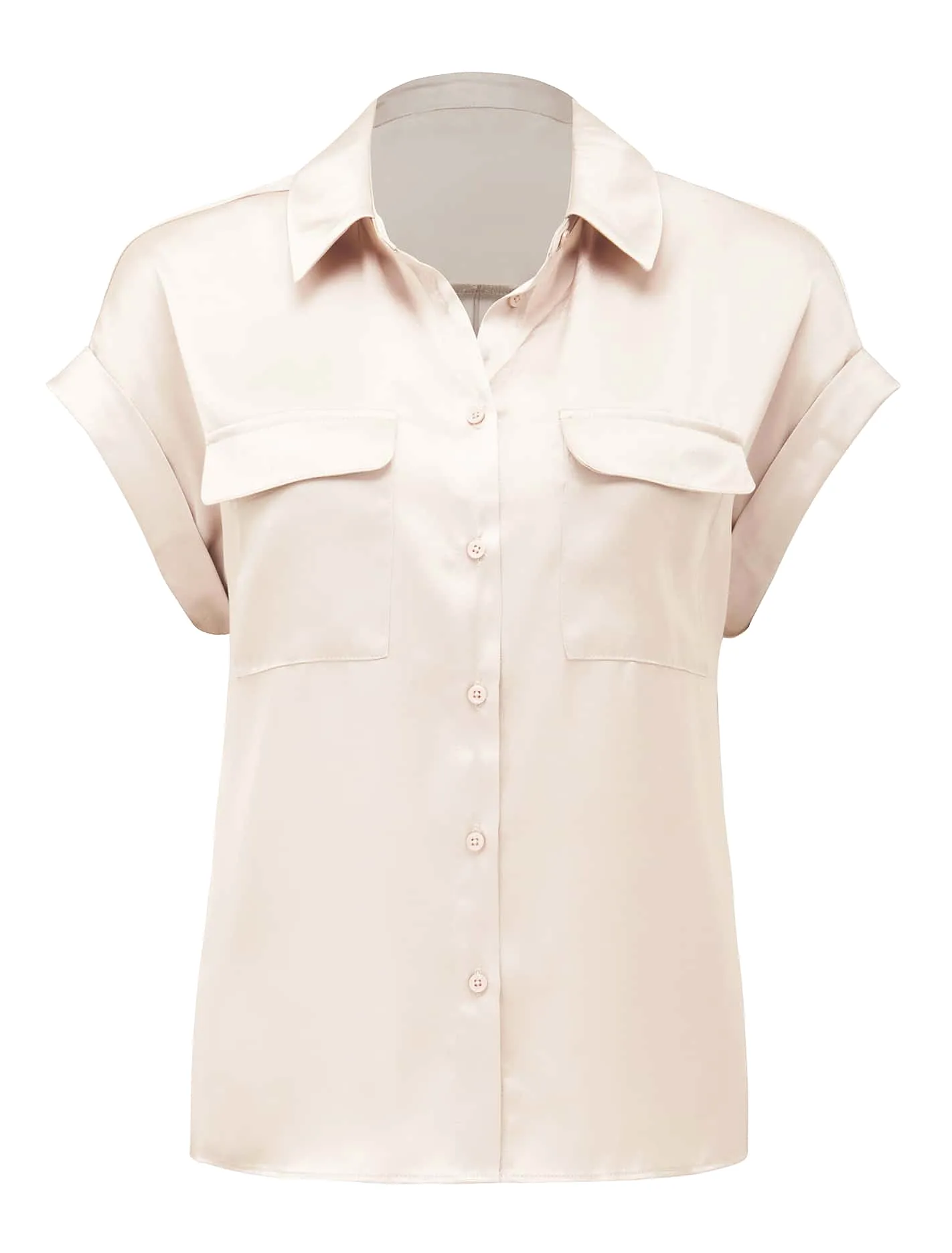 Sawyer Satin Short Sleeve Shirt