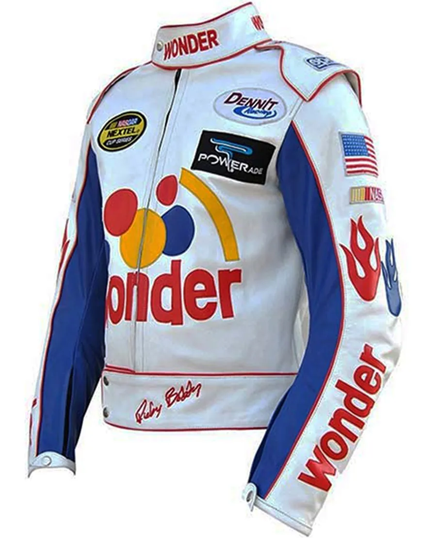 Talladega Nights Ricky Bobby Wonder Racer Leather Jacket | Ujackets