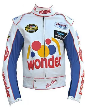 Talladega Nights Ricky Bobby Wonder Racer Leather Jacket | Ujackets