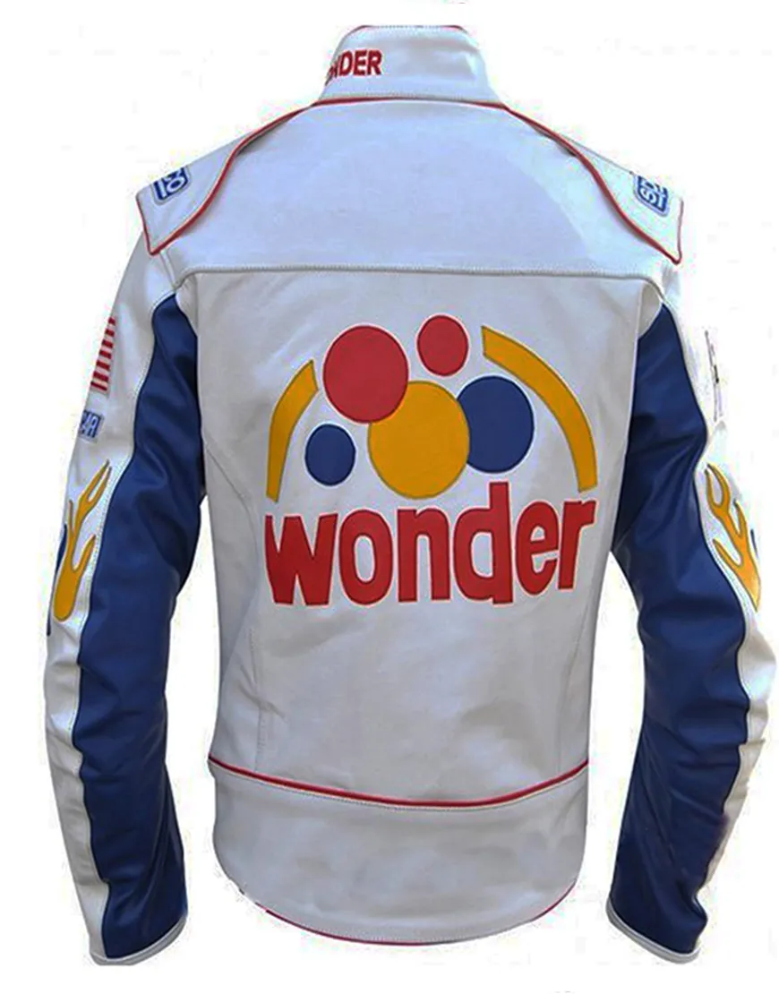 Talladega Nights Ricky Bobby Wonder Racer Leather Jacket | Ujackets