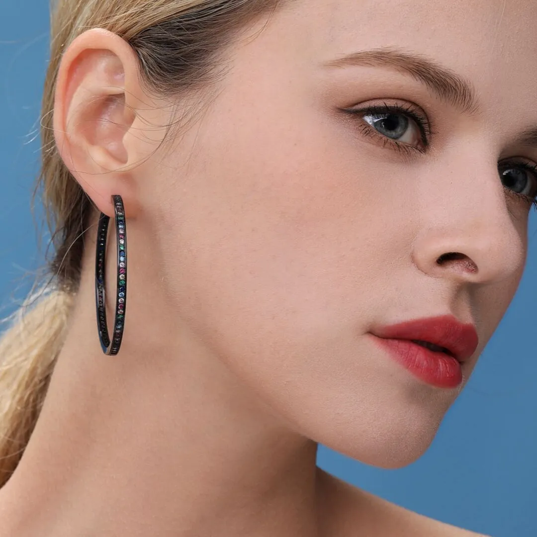 Tashy Earrings in Black