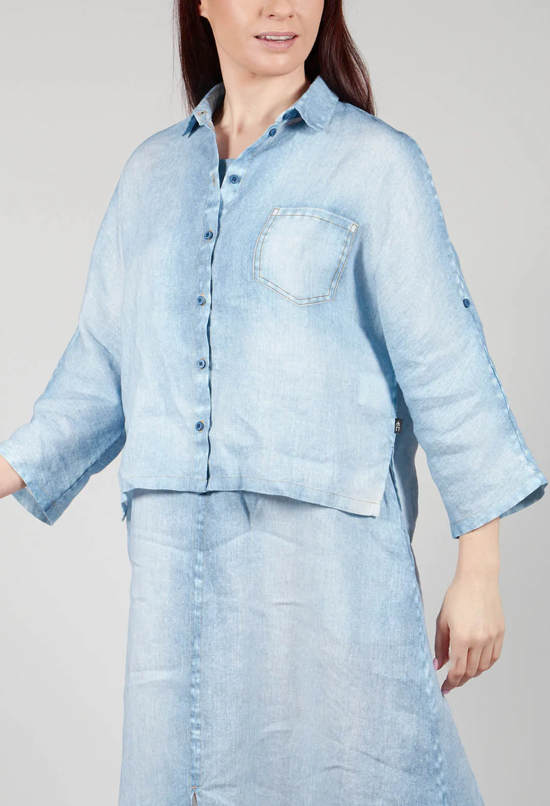 Tege Blouse in Denim