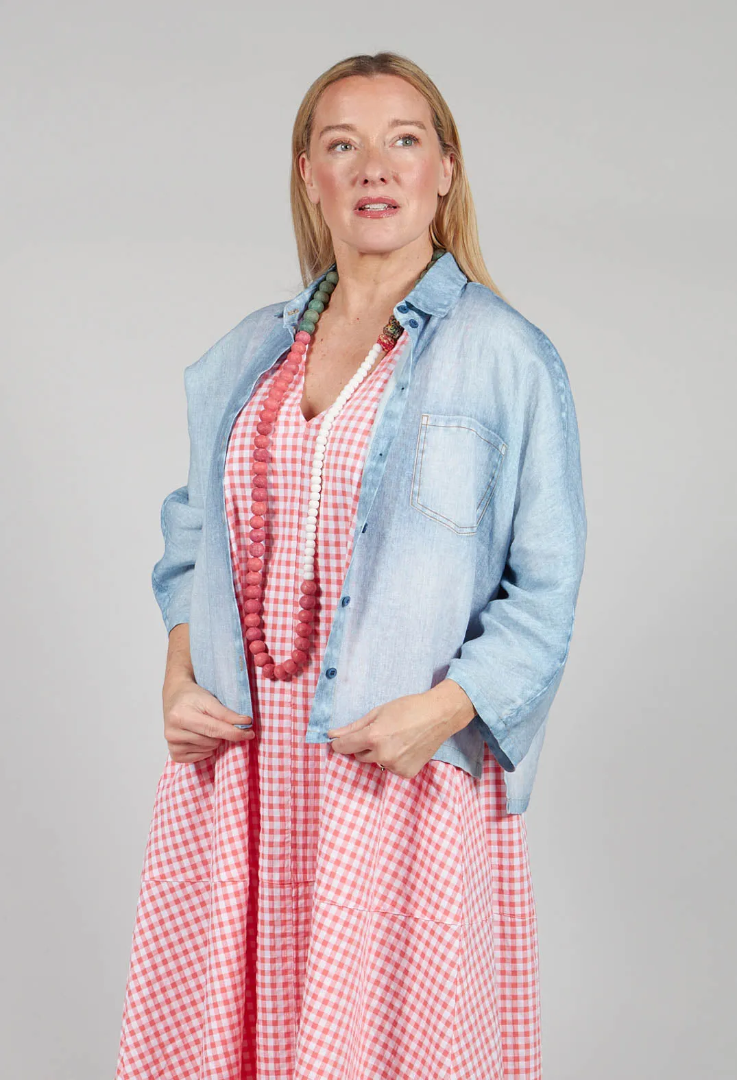 Tege Blouse in Denim