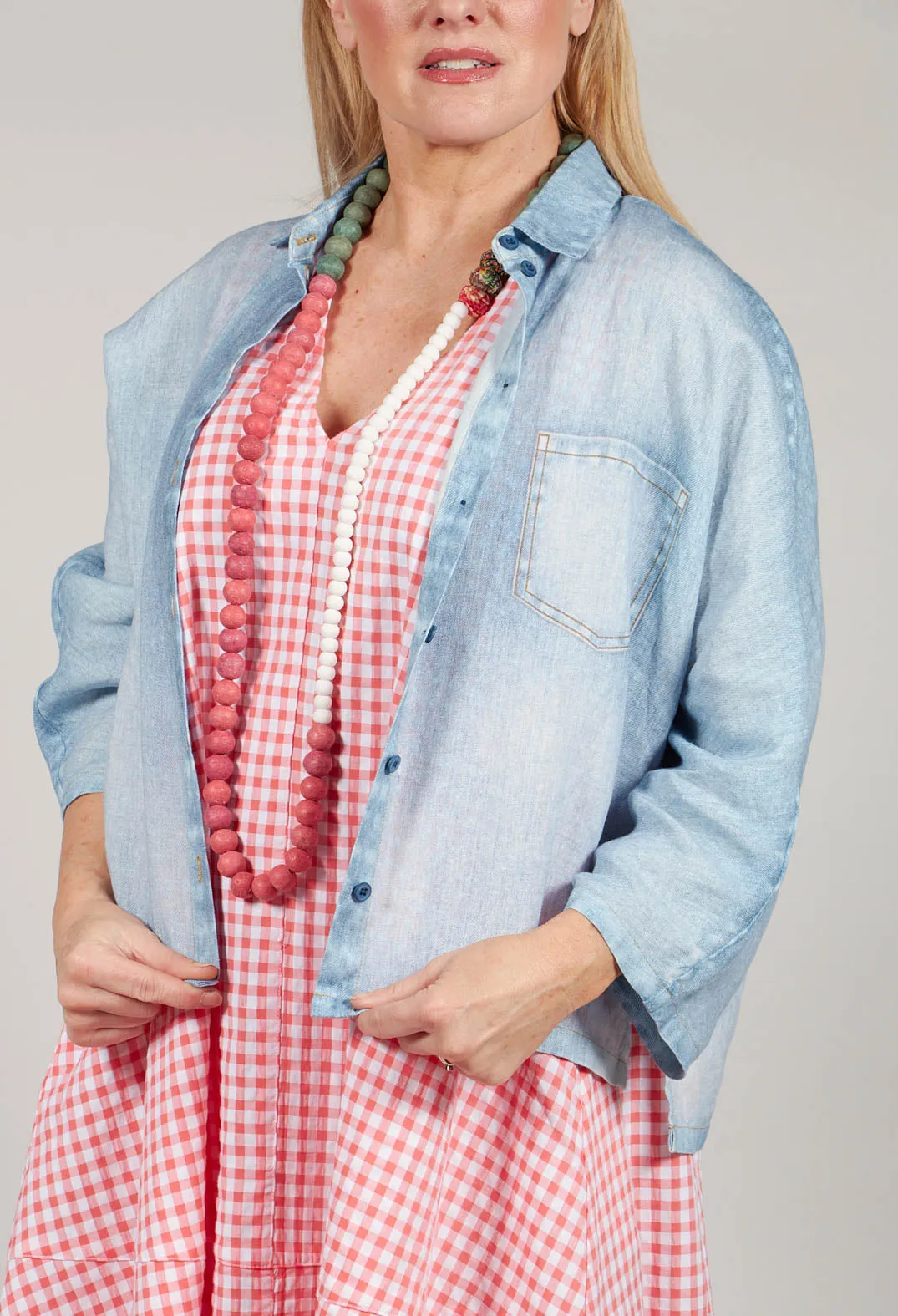 Tege Blouse in Denim