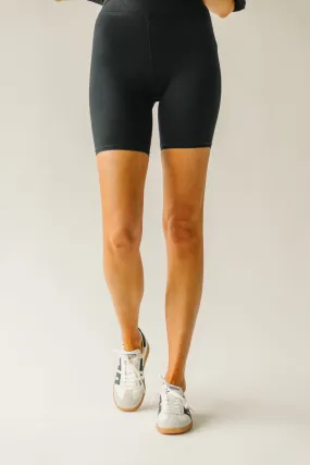 The Langan Basic Bike Shorts in Charcoal