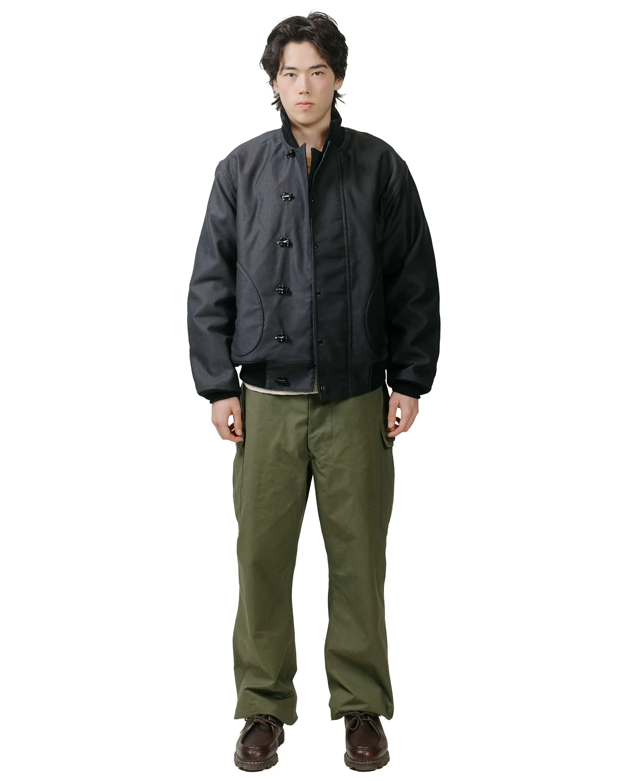 The Real McCoy's MJ23111 U.S.N. M-43 Deck Jacket Navy