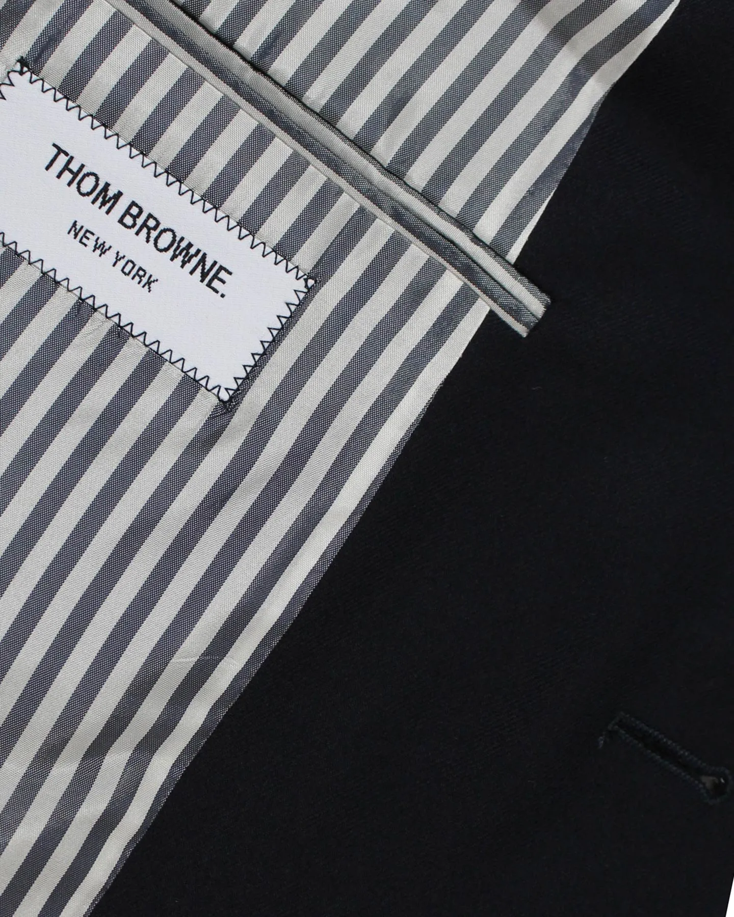 Thom Browne Wool Sport Coat Navy Slim Fit - EU 50 / US 40