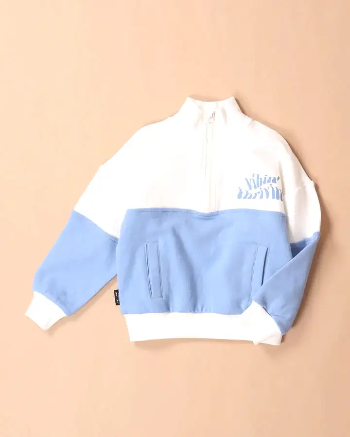 Tiny Tribe - Vibin Thrivin Half Zip Pullover