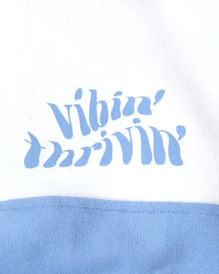 Tiny Tribe - Vibin Thrivin Half Zip Pullover