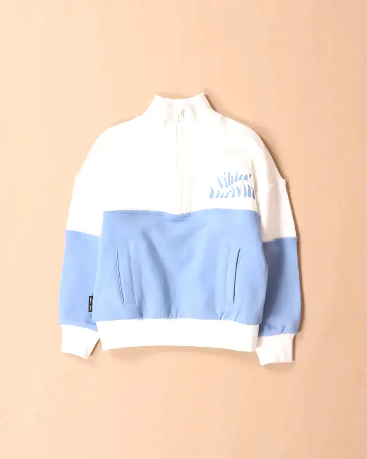 Tiny Tribe - Vibin Thrivin Half Zip Pullover