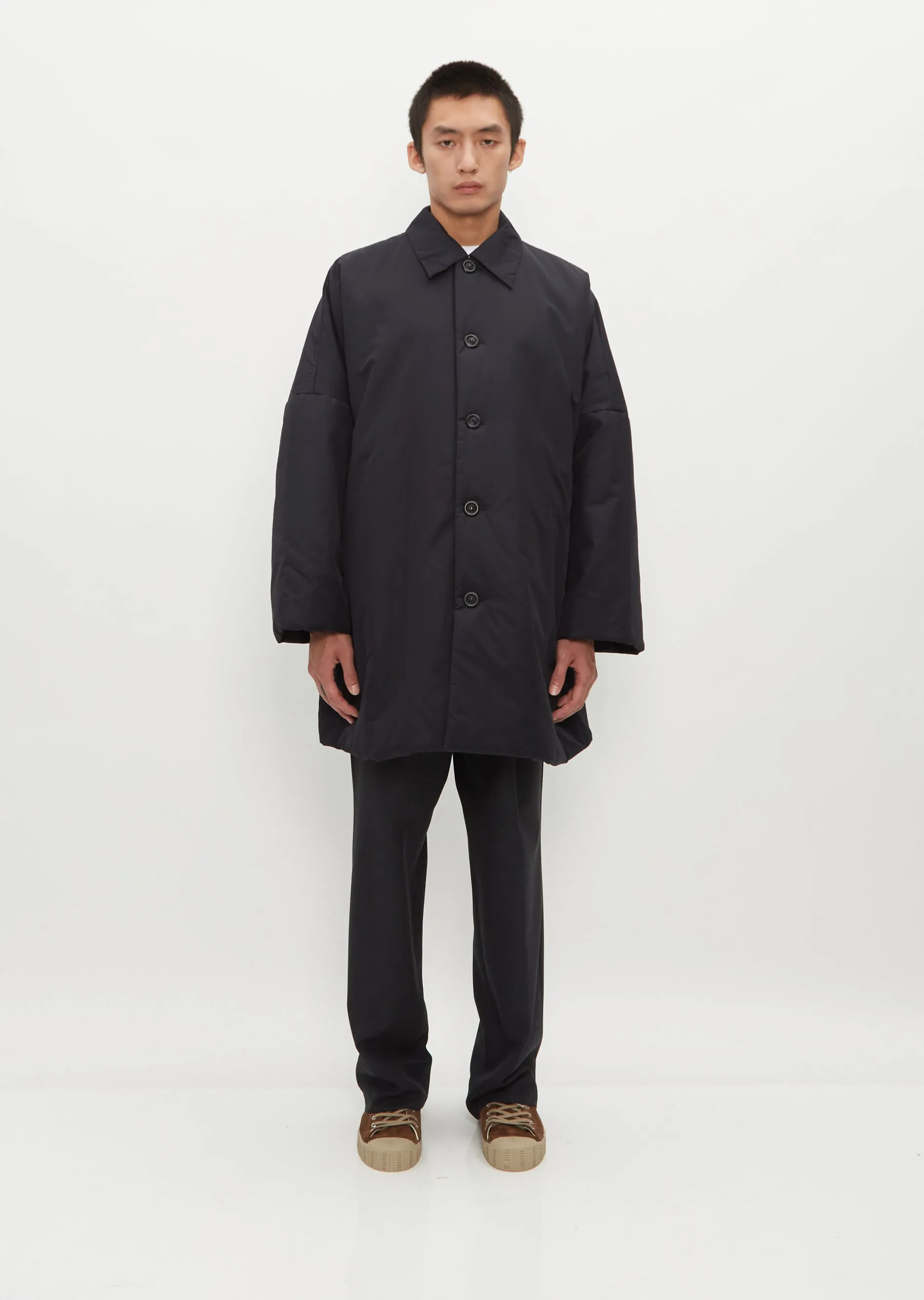 Triangle Technical Cotton Coat — Night