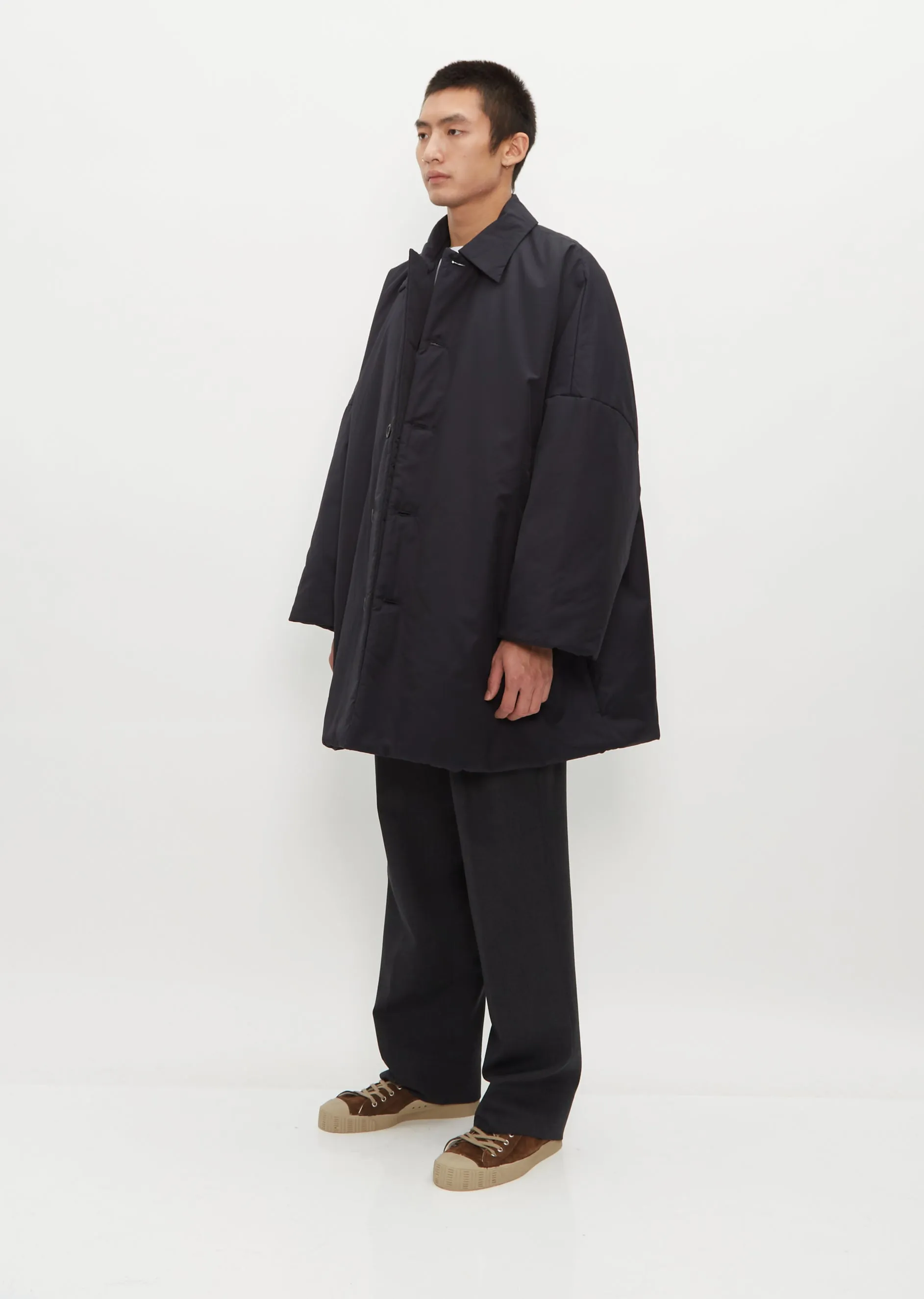 Triangle Technical Cotton Coat — Night