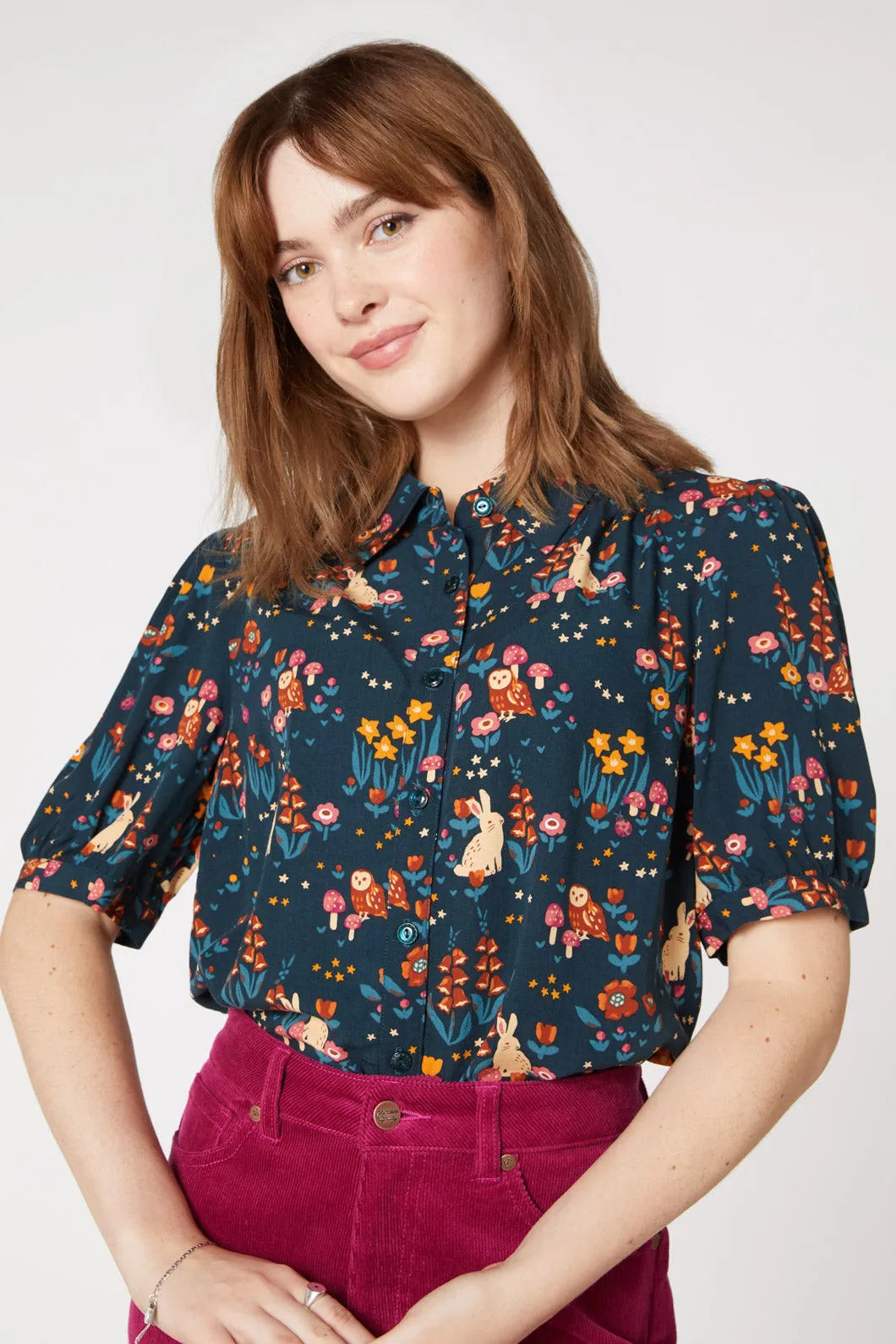 Whimsical Night Blouse