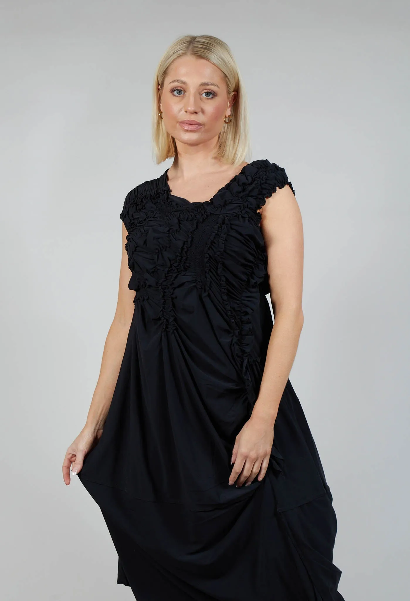 Whoosh Dress in Black