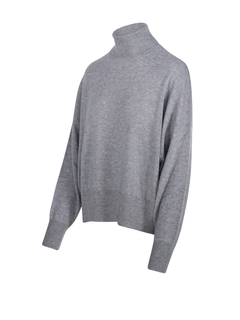 WOMAN BE YOU GREY CASHMERE LADY26 SWEATER