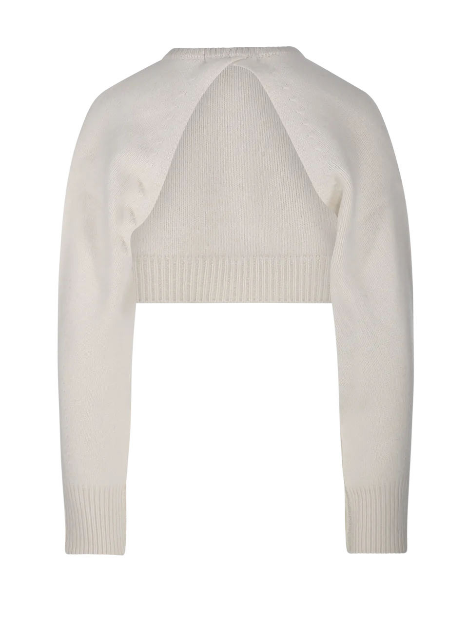 WOMAN SANDBEIGE WHITE WOOL CATHERINE SWEATER