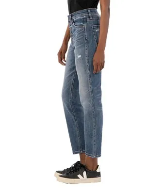 Women's KUT from the Kloth Rachael Fab Ab Ankle Relaxed Fit Mom Jeans