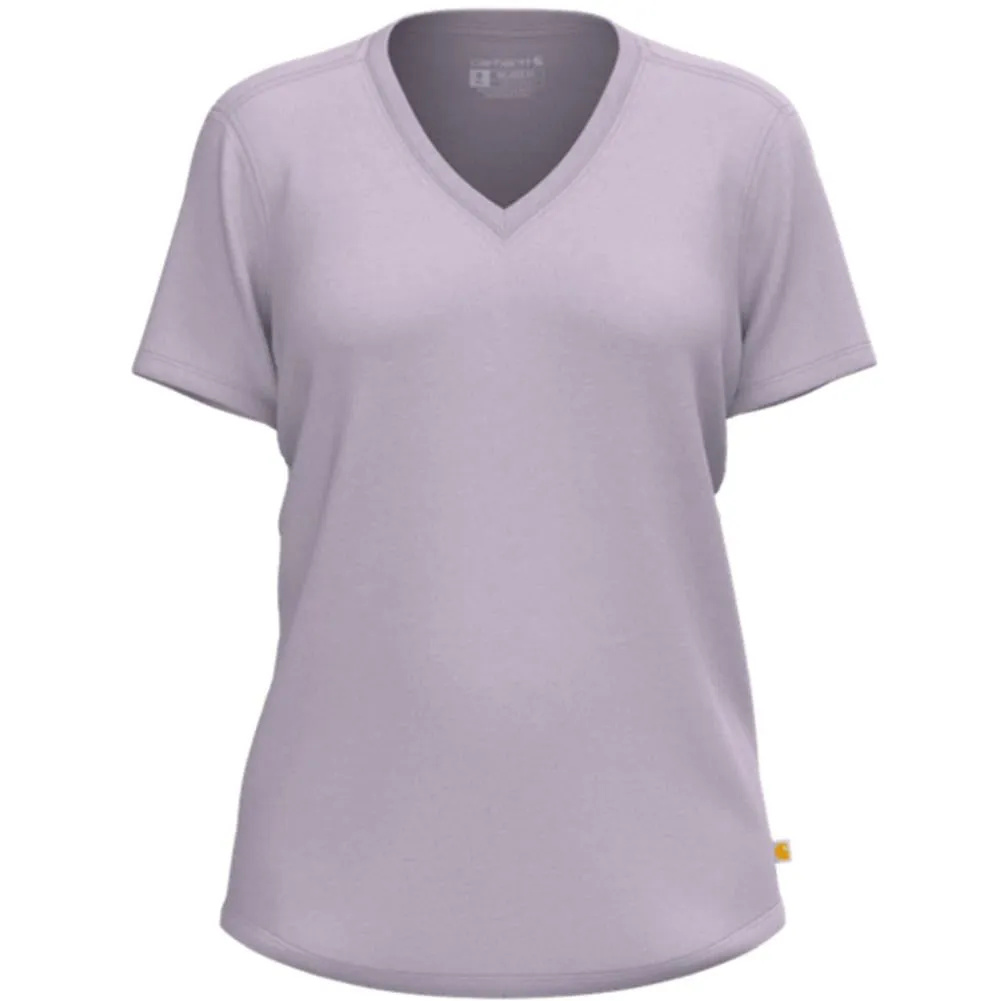 Women's Relaxed Fit Midweight Short Sleeve V Neck T-Shirt - 104406