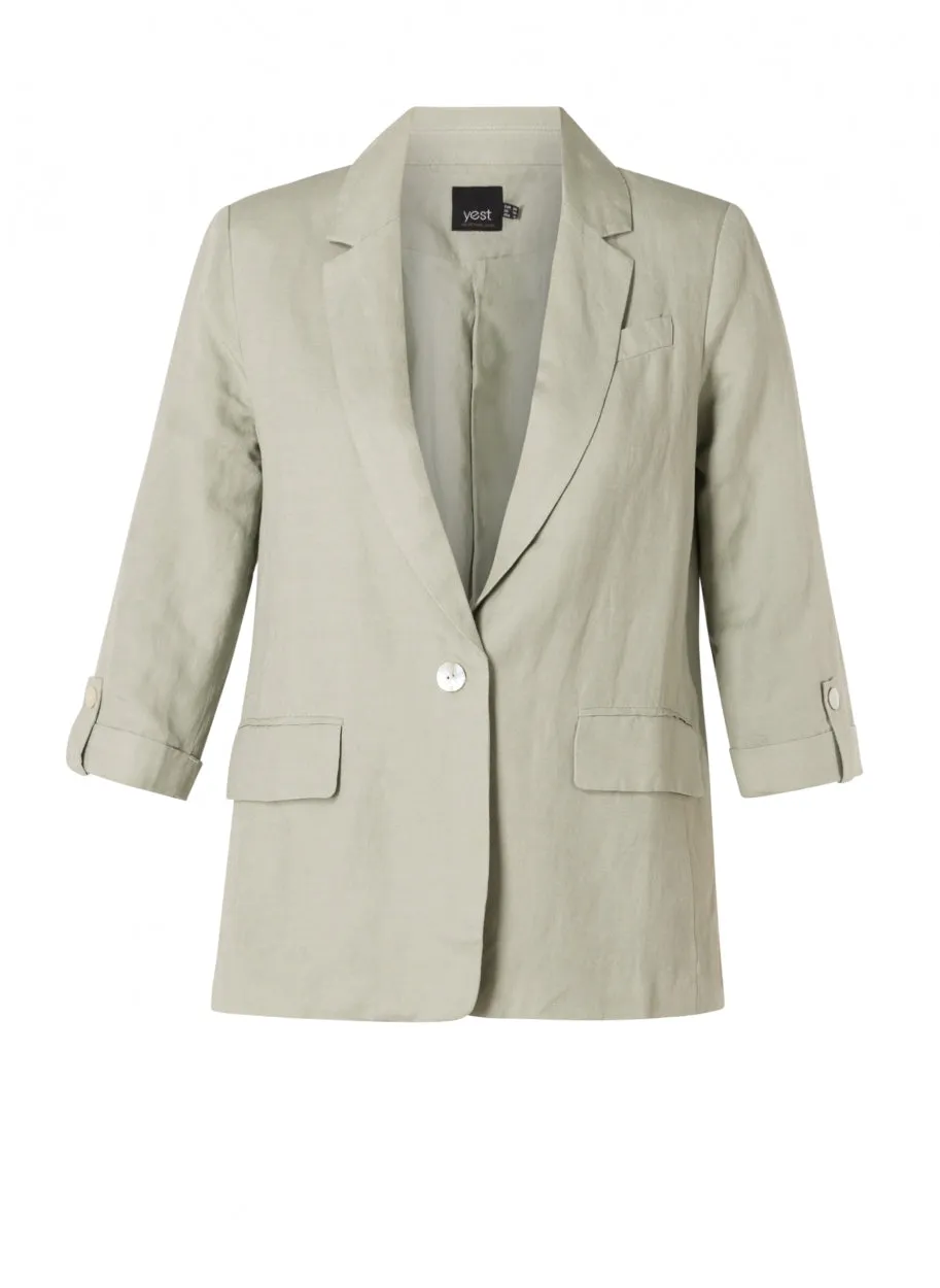 Yesta Hermien Linen Blazer